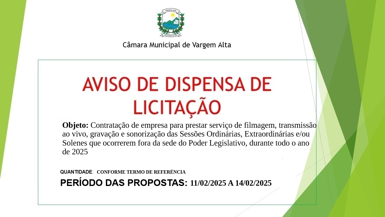 AVISO DE DISPENSA 0006/2025