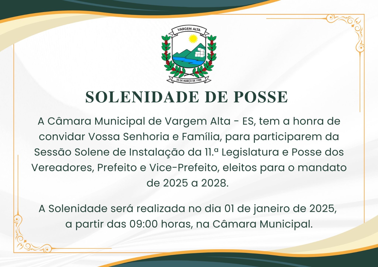 SESSÃO SOLENE DE POSSE 